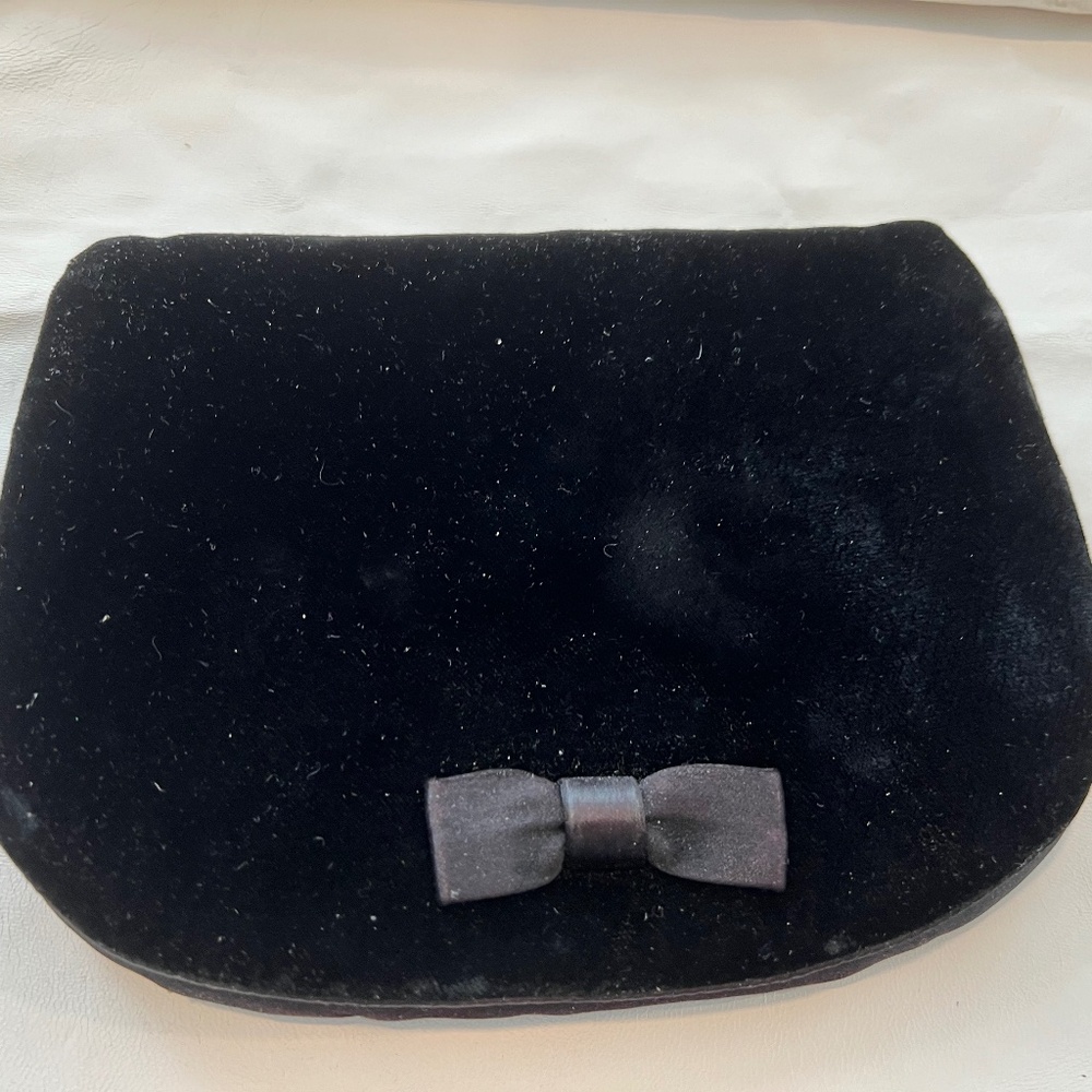 Vintage velvet evening bag/clutch